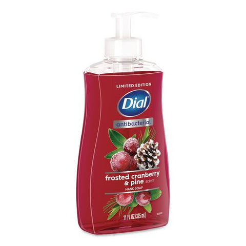 Antibacterial Liquid Hand Soap, Limited Edition, Frosted Cranberry And Pine Scent, 11 Oz Pump Bottle