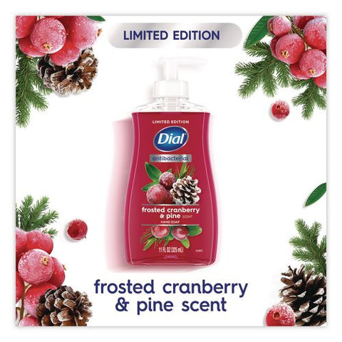 Antibacterial Liquid Hand Soap, Limited Edition, Frosted Cranberry And Pine Scent, 11 Oz Pump Bottle