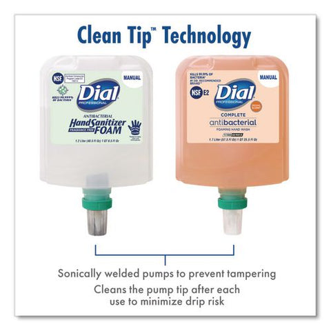 Antibacterial Foaming Hand Wash Refill For 1700 V Dispenser, Spring Water Scent, 1.7 L, 3/carton