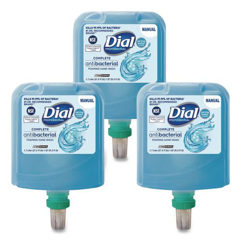 Antibacterial Foaming Hand Wash Refill For 1700 V Dispenser, Spring Water Scent, 1.7 L, 3/carton