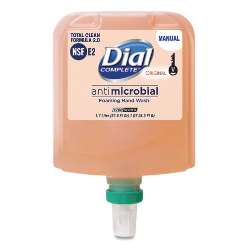 Antibacterial Foaming Hand Wash Refill For 1700 V Dispenser, Original Scent, 1.7 L