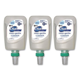 Clean + Gentle Antibacterial Foaming Hand Wash Refill For Fit Manual Dispenser, Unscented, 1.2 L, 3/carton