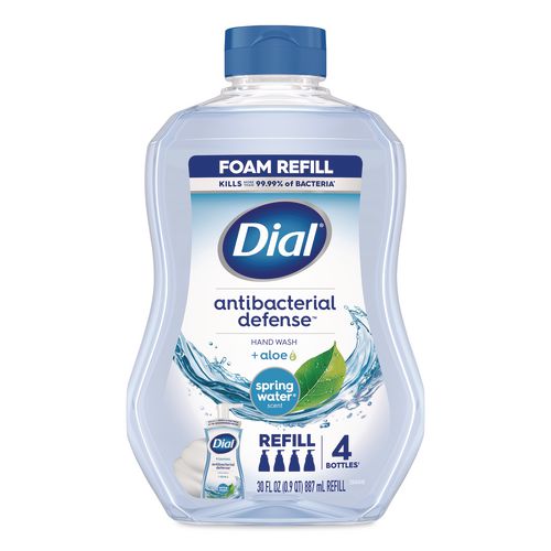 Antibacterial Defense Foaming Hand Soap, Spring Water Scent, 30 Oz Refill Bottle