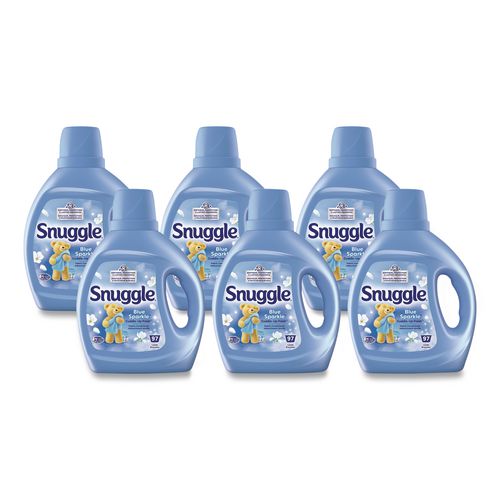 Blue Sparkle Cuddle-up Fresh Liquid Fabric Conditioner, 66 Oz Bottle, 6/carton