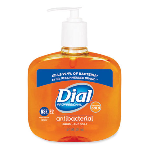 Gold Antibacterial Liquid Hand Soap, 16 Oz