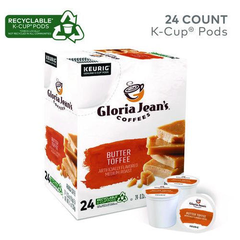 Butter Toffee Coffee K-cups, 24/box