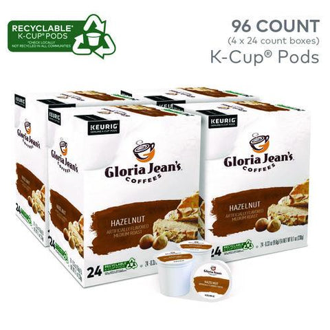 Hazelnut Coffee K-cups, 96/carton