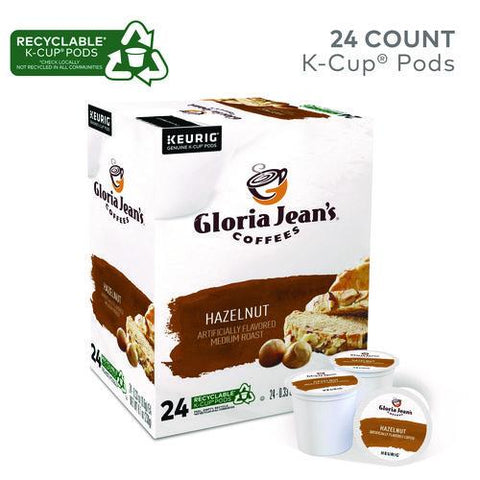 Hazelnut Coffee K-cups, 24/box