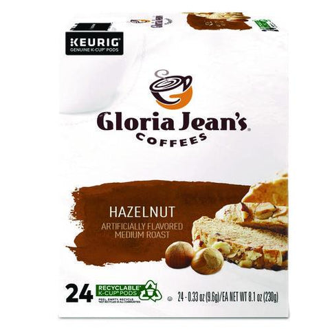 Hazelnut Coffee K-cups, 24/box