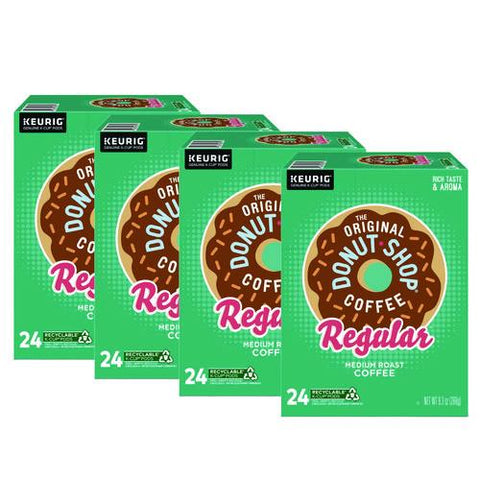 Donut Shop Coffee K-cups, Regular, 96/carton