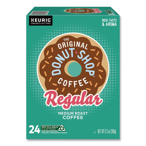 Donut Shop Coffee K-cups, Regular, 24/box