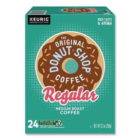 Donut Shop Coffee K-cups, Regular, 24/box