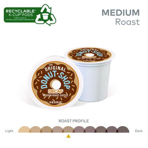 Donut Shop Decaf Coffee K-cups, 24/box
