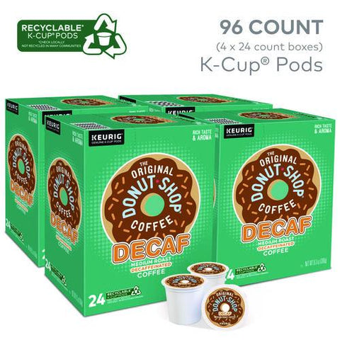 Decaf Coffee K-cup Pods, 96/carton