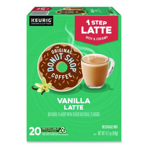 Vanilla One Step Latte K-cups, 20/box