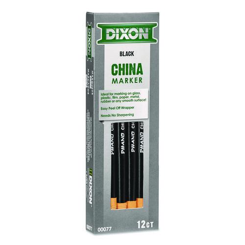 China Marker, Black, 12/pack