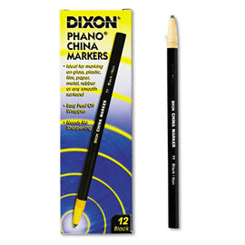 China Marker, Black, Dozen