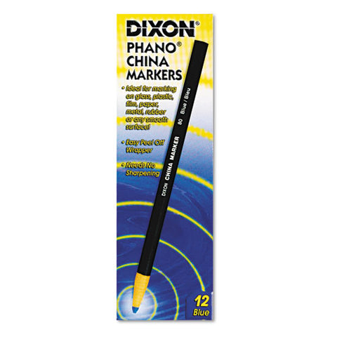 China Marker, Blue, Dozen