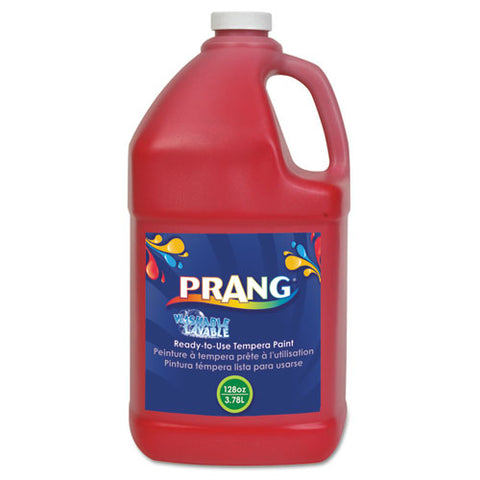 Washable Paint, Red, 1 Gal Bottle