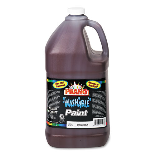 Washable Paint, Brown, 1 Gal Bottle