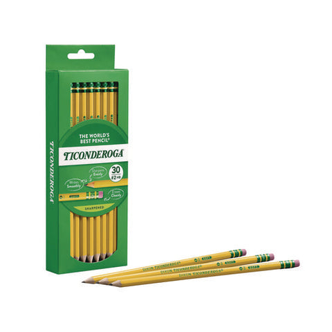 Pre-sharpened Pencil, Hb (#2), Black Lead, Yellow Barrel, 30/pack