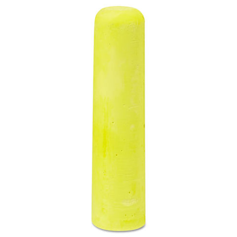 Railroad Crayon Chalk, 4" X 1" Diameter, Yellow, 72/box