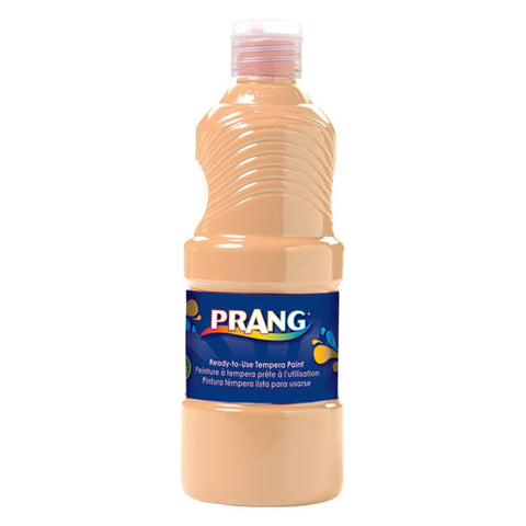 Ready-to-use Tempera Paint, Peach, 16 Oz Dispenser-cap Bottle