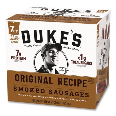 Original Smoked Shorty Sausages, 2.5 Oz Bag, 7/carton