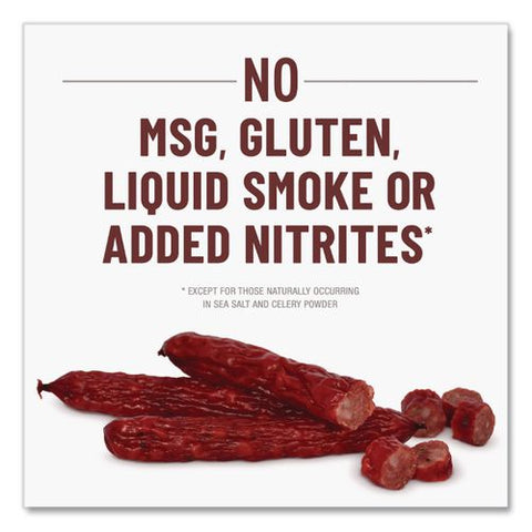 Hot And Spicy Smoked Shorty Sausages, 2.5 Oz Bag, 7/carton