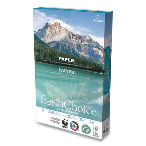 Earthchoice Office Paper, 92 Bright, 20 Lb Bond Weight, 11 X 17, White, 500/ream