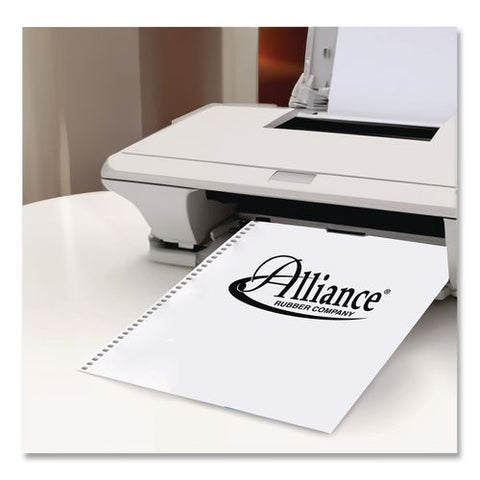 Custom Cut Copy Paper, 92 Bright, Micro-perforated 5.5" From Top, 20 Lb Weight, 8.5 X 11, White, 500 Sheets/ream
