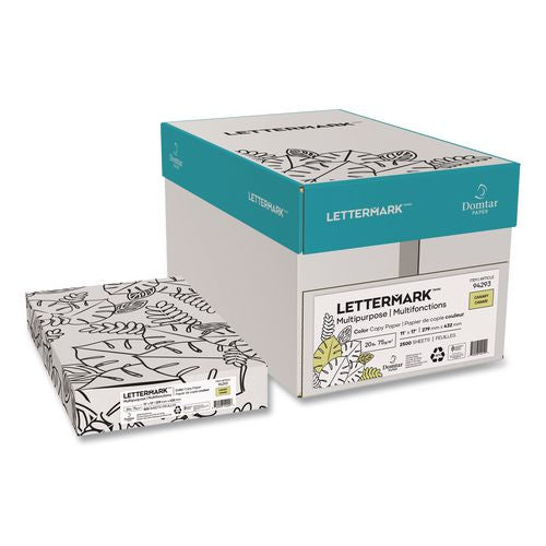 Colors 30% Recycled Multipurpose Color Paper, 20 Lb Bond Weight, 11 X 17, Canary, 500 Sheets/ream, 5 Reams/carton