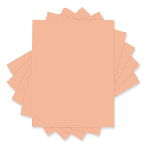30% Recycled Colored Paper, 20 Lb Bond Weight, 8.5 X 11, Salmon, 500/ream
