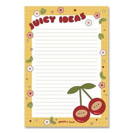 Tayto Cherry Notepad, Ruled, (64) White/multicolor 5.25 X 8.25 Sheets