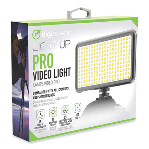 Pro Event Video Light With Diffuser, Black