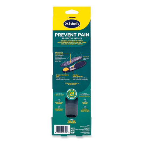 Prevent Pain Protective Insoles For Women, Women's Size 6 To 10, Purple