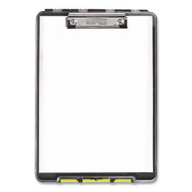 Clearview Clipcase Storage Clipboard, 0.35" Clip Capacity, Holds 8.87 X 12.25 Sheets, Gray/yellow
