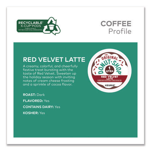 Red Velvet One-step Latte K-cup, 20/box