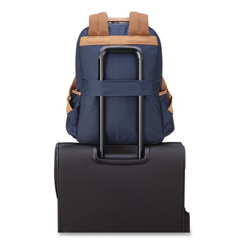 Flanerie Laptop Backpack, Fits Devices Up To 15.9", 13.5 X 7.25 X 16.5, Navy