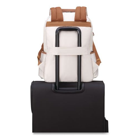 Flanerie Laptop Backpack, Fits Devices Up To 15.9", 13.5 X 7.25 X 16.5, Champagne