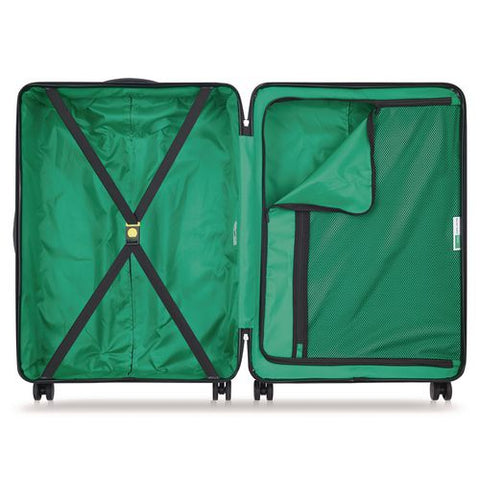 United Colors Of Benetton X Delsey Paris Now! 23" Hardside Spinner, 18 X 11 X 26, Light Blue