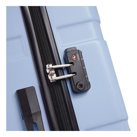 United Colors Of Benetton X Delsey Paris Now! 23" Hardside Spinner, 18 X 11 X 26, Light Blue