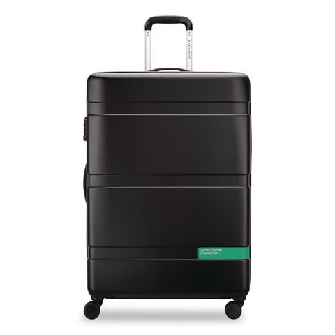 United Colors Of Benetton X Delsey Paris Now! 27" Hardside Spinner Suitcase, 20 X 11.5 X 30, Black