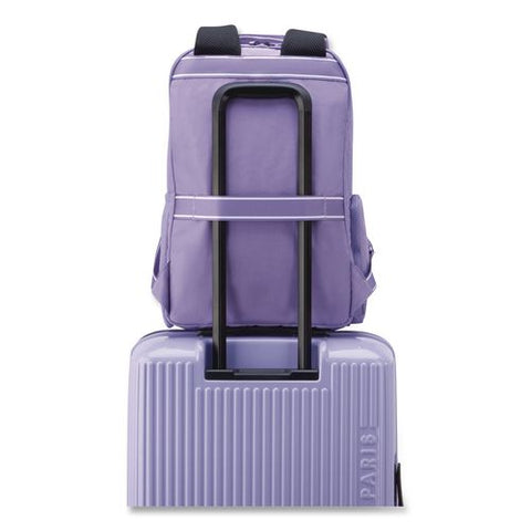 Florence By Mills Carefree Carry Laptop Backpack, Fits Devices Up To 16.9", 12.5 X 7.25 X 17.5, Lavender