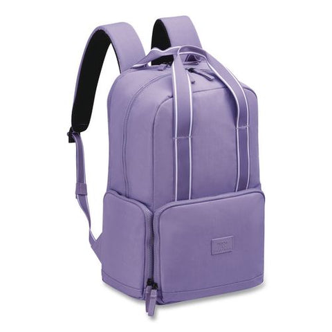Florence By Mills Carefree Carry Laptop Backpack, Fits Devices Up To 16.9", 12.5 X 7.25 X 17.5, Lavender