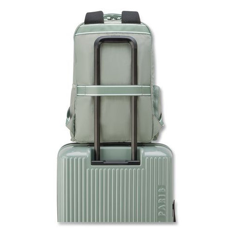Florence By Mills Carefree Carry Laptop Backpack, Fits Devices Up To 16.9", 12.5 X 7.25 X 17.5, Sage