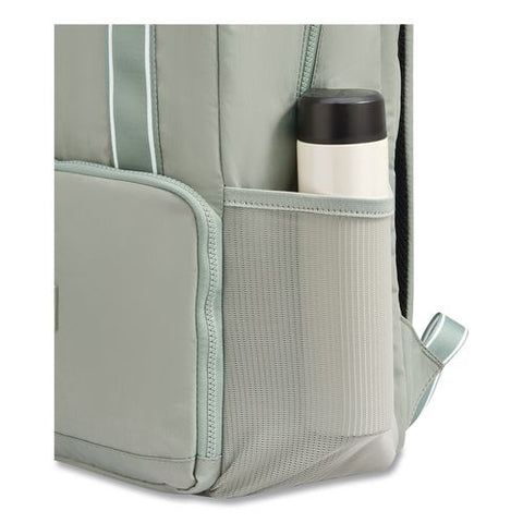Florence By Mills Carefree Carry Laptop Backpack, Fits Devices Up To 16.9", 12.5 X 7.25 X 17.5, Sage