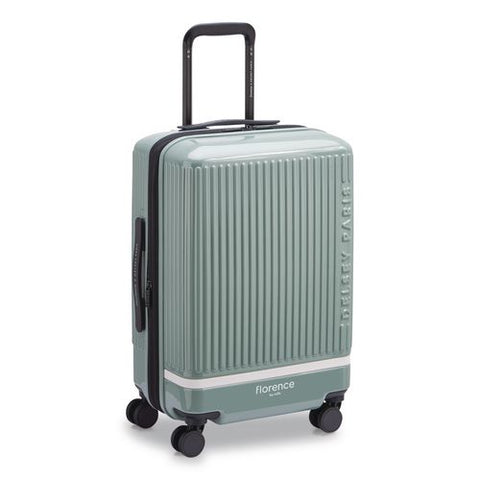 Florence By Mills X Delsey Paris Spin Me Away 20" Hardside Carry-on Suitcase, 14.75 X 9.75 X 22.75, Sage Green