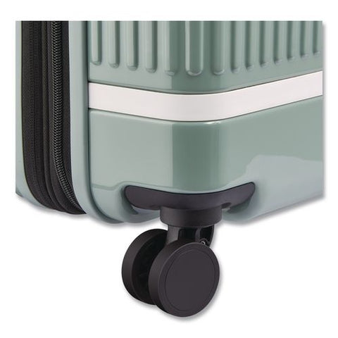 Florence By Mills X Delsey Paris Spin Me Away 20" Hardside Carry-on Suitcase, 14.75 X 9.75 X 22.75, Sage Green