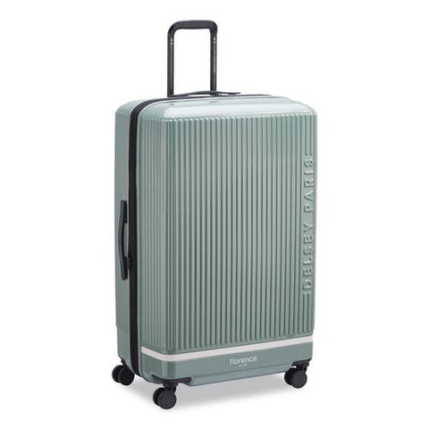 Florence By Mills X Delsey Paris Spin Me Away 29" Hardside Suitcase, 19.5 X 12.5 X 31.25, Sage Green